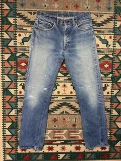 73年USA製リーバイス505 66前期ダメージリペア　オリジナルレングス34
