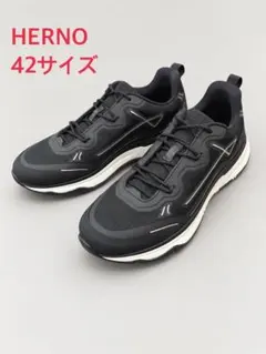 HERNO ヘルノ スニーカー ブラック 黒 42 26.5 新作