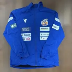 Vファーレン長崎　macron 青 ジップアップピステ Mサイズ