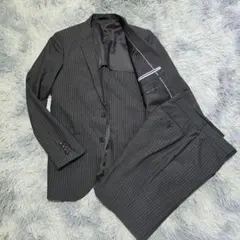 HARVEY CENTRAL スーツセットアップ Y8 XL ストライプ グレー