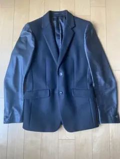 THEORY ウールレザーコンビジャケット