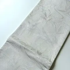 y*i様 夏帯 名古屋帯 絽 長尺 美しい葉模様 素敵なデザイン 京袋帯 T-6