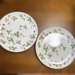 ウェッジウッドワイルドストロベリーカジュアルプレートセット23㎝