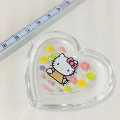 レア　Hello Kitty ハート型トレイ 1991年 江崎グリコ　キティー