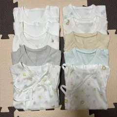 ユニクロ　ミキハウス　バースデイ　コンビ肌着　短肌着　10点セット　50-60