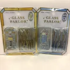 クーリア グラスパーラークリアステッカー 2セット