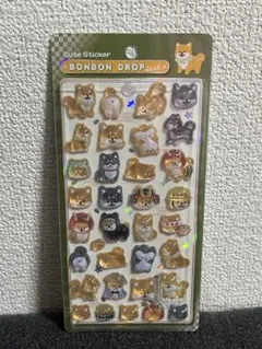 BONBON DROP ボンボンドロップ シール 柴犬 国内正規品 クーリア