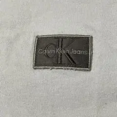 Calvin Klein Jeans カルバンクラインベージュ Tシャツ 実寸M