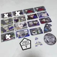 ブルーロック メタリックカード コレクトステッカー 16枚セット