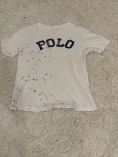 POLOラルフローレン ペイント加工Tシャツ キッズ140 夏コーデ