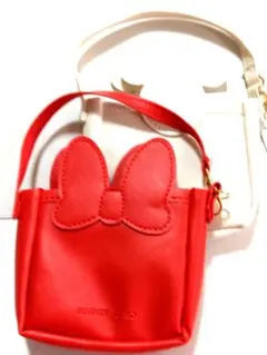 ディズニー　バッグチャーム　ミニー＆ミッキー