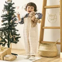 新品 アプレレクール tinybearキルティングサロペット 90