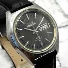 稼働】SEIKO ファイブアクタス自動巻きデイデイト黒文字盤7019-7040 