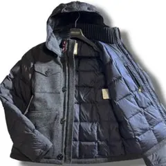 MONCLER モンクレール ウール切替 ダウンジャケット フード付 正規品