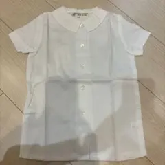 ホワイト襟付きシャツ 115
