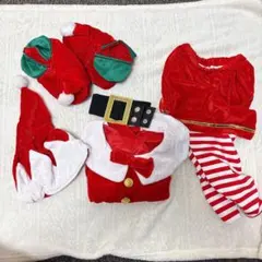 サンタ コスプレ キッズ 上下セット クリスマス 衣装 コスチュームセット