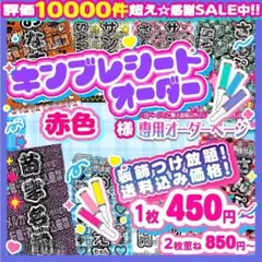 ＊赤色様⑅キンブレシート オーダー/17