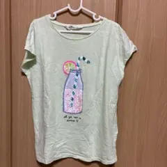 H&MスパンコールTシャツ