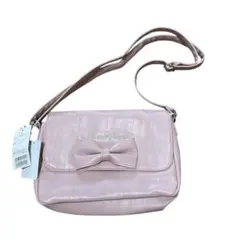 Mezzo Piano メゾピアノリボン付きピンクバッグ　新品