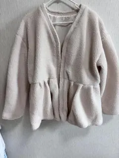 ＊新品＊フリースジャケット アイボリー