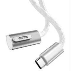 USB-C マグネット充電ケーブル シルバー