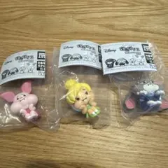 ディズニー すねてマス フィギュア ピグレット　ティンカーベル　ジュディ