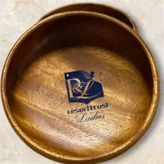 木製皿　サラダボール　菓子器　２個セット　ナチュラルウッド