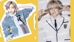 なにわ男子　道枝駿佑　HARDWORK特典 トレカ　フレークシール