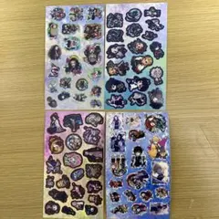 鬼滅の刃アニメキャラクターシールセット 4枚