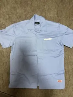 XLARGE 半袖 ワークシャツ ライトブルーのサムネイル