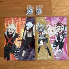 くら寿司　僕のヒーローアカデミア クリアファイル　缶バッジ