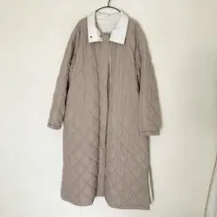 キルティングリバーシブルコート