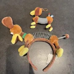 スリンキー　カチューシャ　キーホルダー