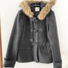 earth music&ecology ダッフルコート M グレー