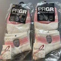 PRGR レディース ゴルフソックス 2足セット 新品