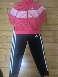 adidas ジャージセット ピンク ブラック
