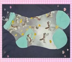 シースルー猫柄靴下２足セット【新品】
