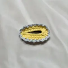 ハンドメイド　ヘアピン　ヘアクリップ かぎ編み