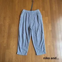 niko and... コーデュロイテーパーパンツ