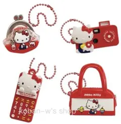 全４種 コンプ ハローキティ なつかしアイテムミニチュアコレクション ガチャ Ｆ