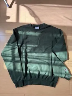 値下げ）Champion ECO クルーネック スウェット ダークグリーンのサムネイル