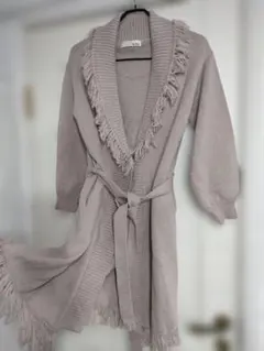 美品✦LilyBrown　リリーブラウン　ニットカーディガン　ダスティーピンク