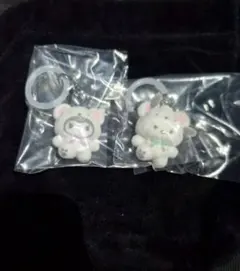 サンリオ　めじるしアクセサリー ふわふわスノー クロミ　ポチャッコ　2個セット