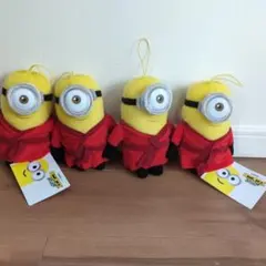 ミニオン フィーバーぬいぐるみ4体セット未使用