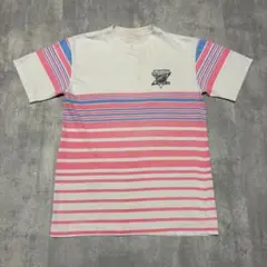 90s ヴィンテージ　universe 地球　宇宙　ユニバース　Tシャツ　ボーダ