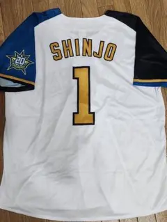 美品　北海道日本ハムファイターズ 新庄剛　エスコンフィールドユニフォームL エスコンフィールドレプリカユニフォーム 2025 新庄 剛志 #1