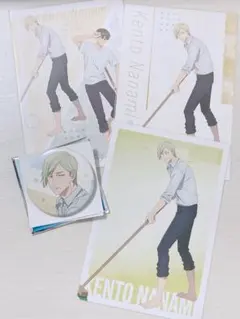 呪術廻戦 七海建人 缶バッジ ポストカード