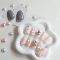 【SALE】ネイルチップ♡メンカラ／推し活／韓国／ギャル／サンリオ 003