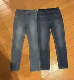 キッズ デニムパンツ 2本セット　120センチ
