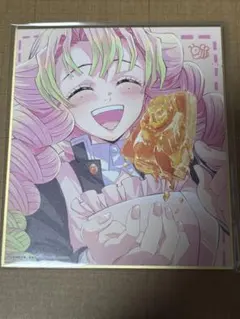 鬼滅の刃　特別放送版　提供イラスト複製ミニ色紙　柱稽古編　甘露寺蜜璃